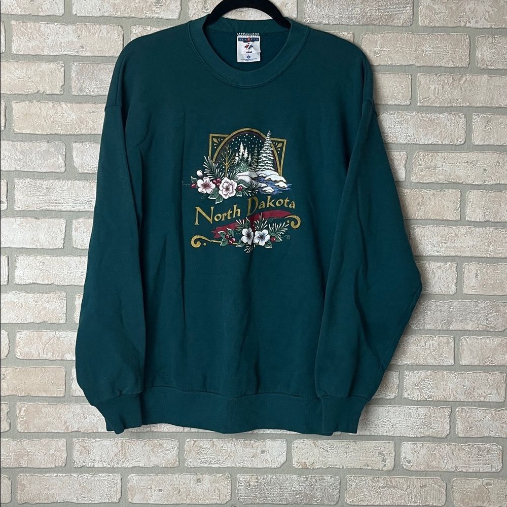 Vintage North Dakota Crew Neck- Size L